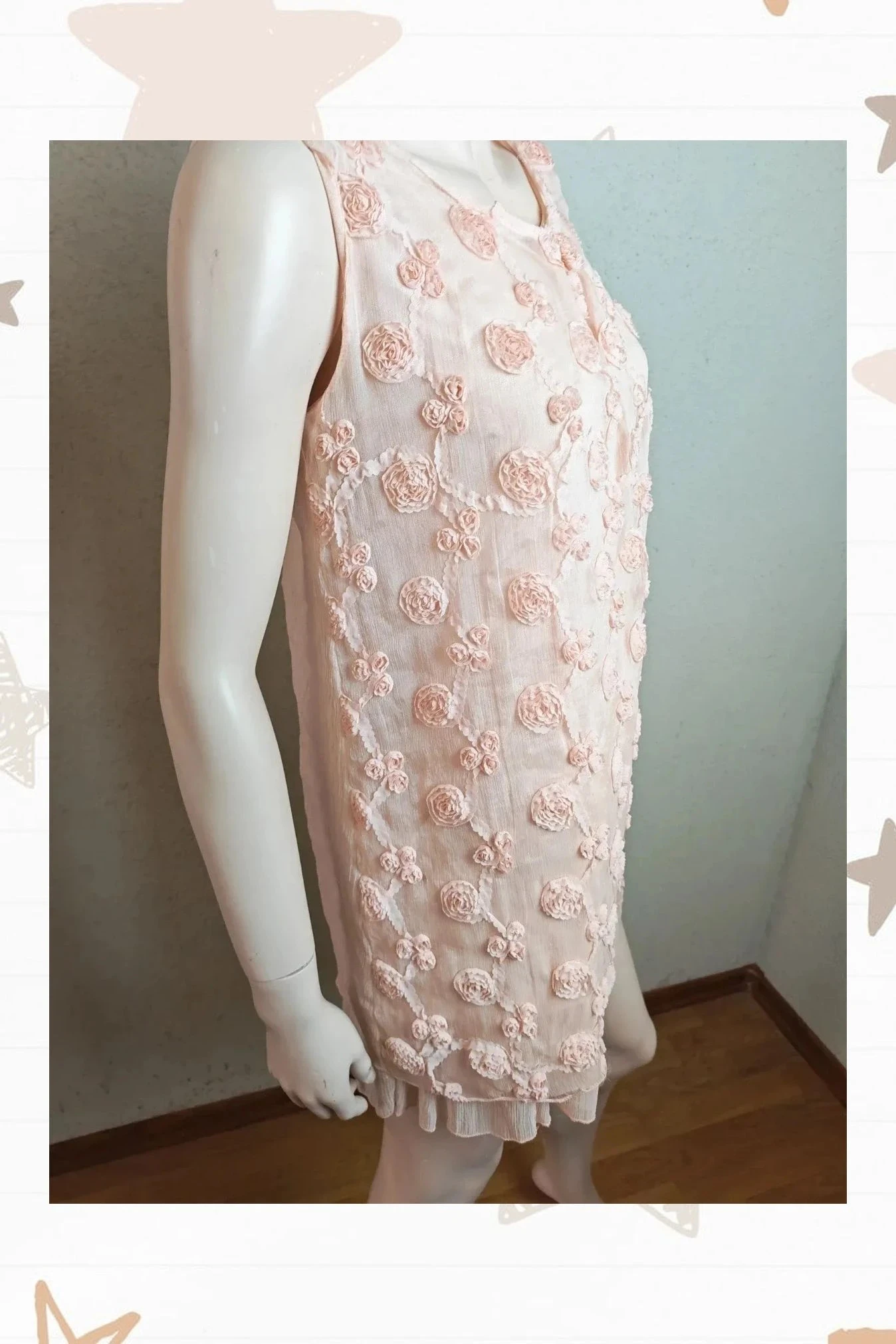 Vestido mini en relieve LM Lulu  S/M – photo 3